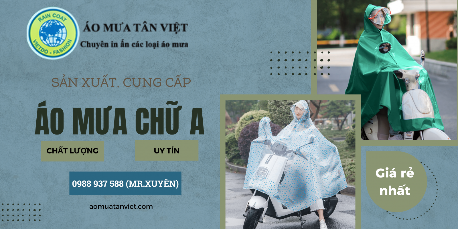 áo mưa Tân Việt chất lượng - uy tín - giá thảnh rẻ nhất
